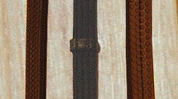 Dy'on rênes caoutchouc 5/8" New English collection